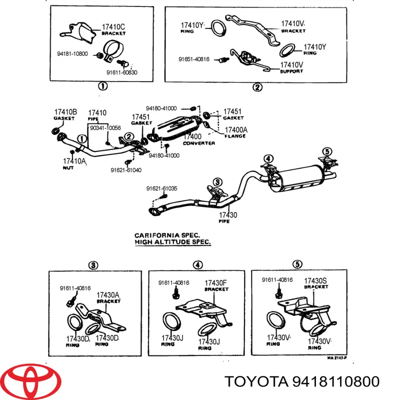 9418110800 Toyota