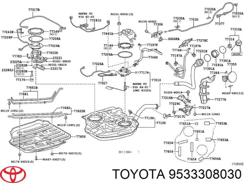 Comprar 9533308030 Toyota 