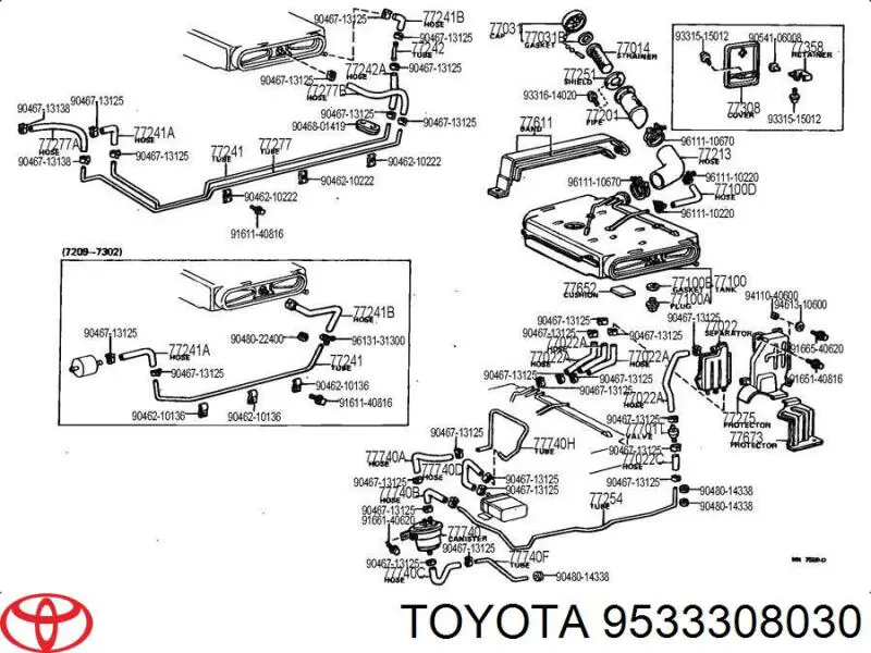 9533308030 Toyota 