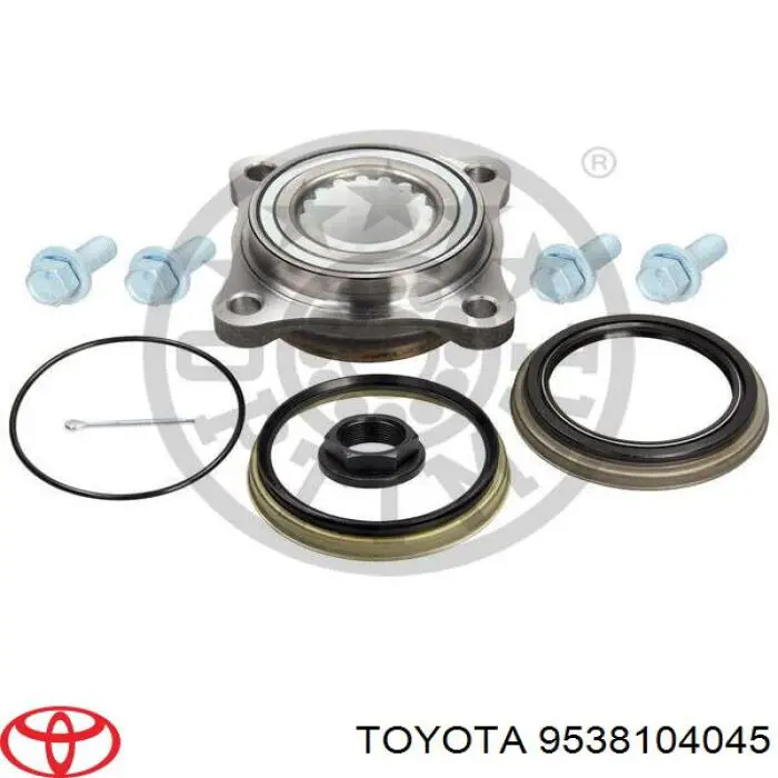 Pasador de tuerca de cubo de rueda Toyota 9538104045 precio, desde  