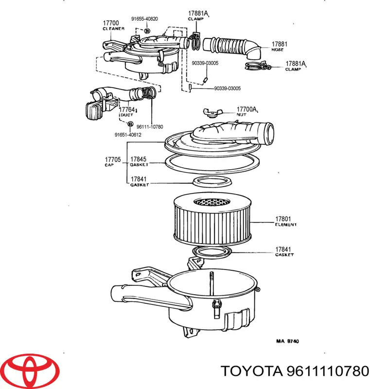  Toyota 9611110780 precio, desde 6,10 EUR