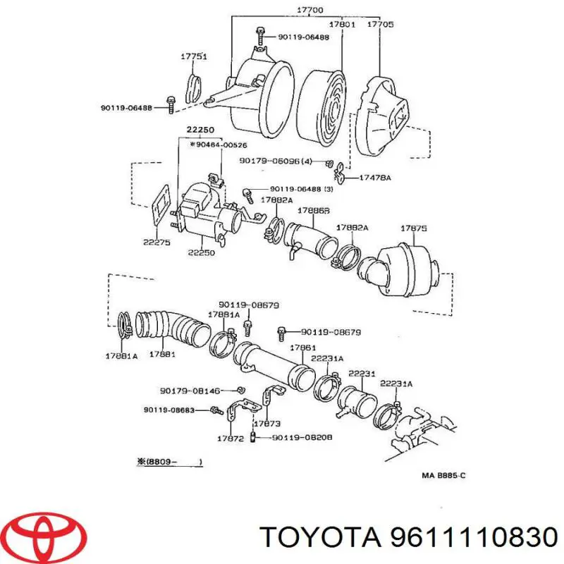 Comprar 9611110830 Toyota 