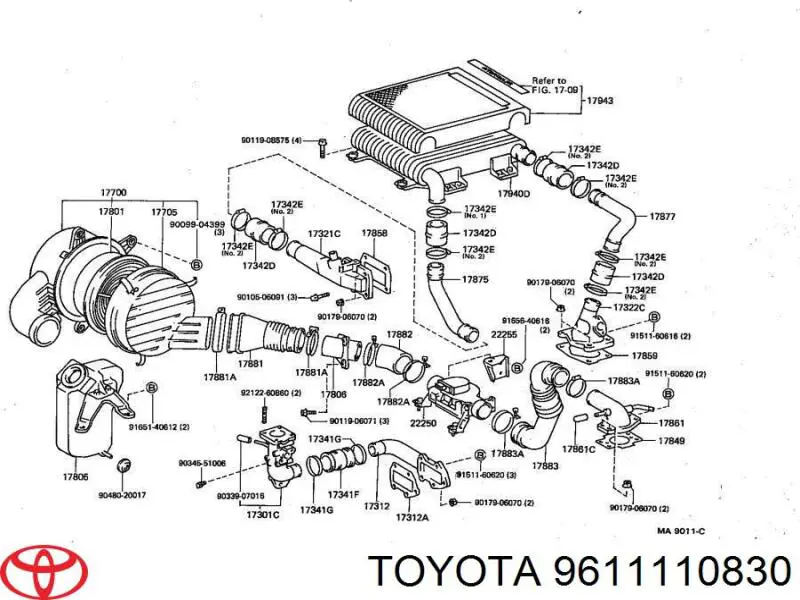 9611110830 Toyota