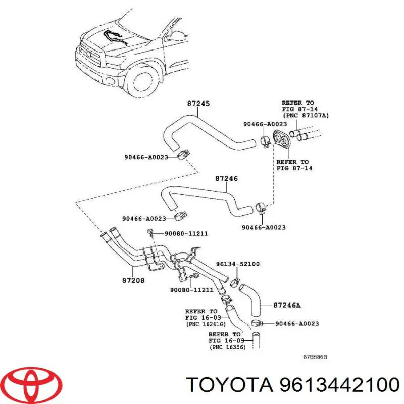  Toyota 9613442100 precio, desde 2,63 EUR