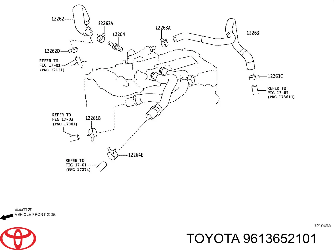 9613652101 Toyota