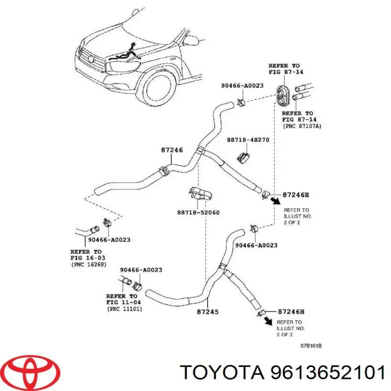 Toyota 9613652101 precio, desde 5,18 EUR