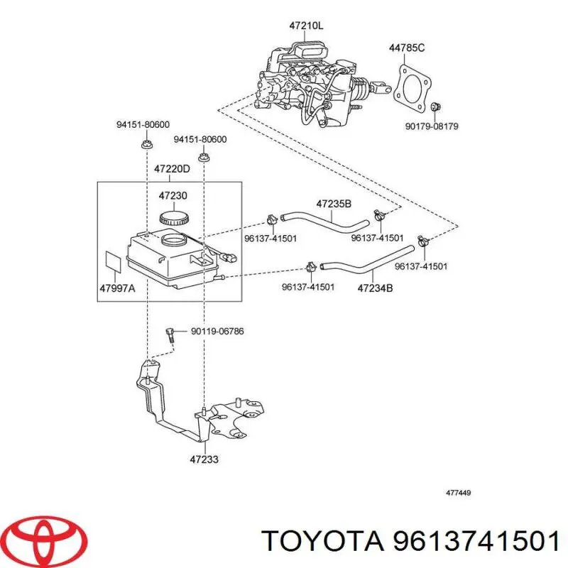 9613741501 Toyota