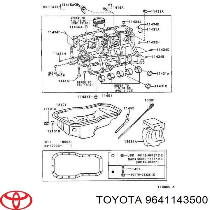 Comprar 9641143500 Toyota Tapon culata