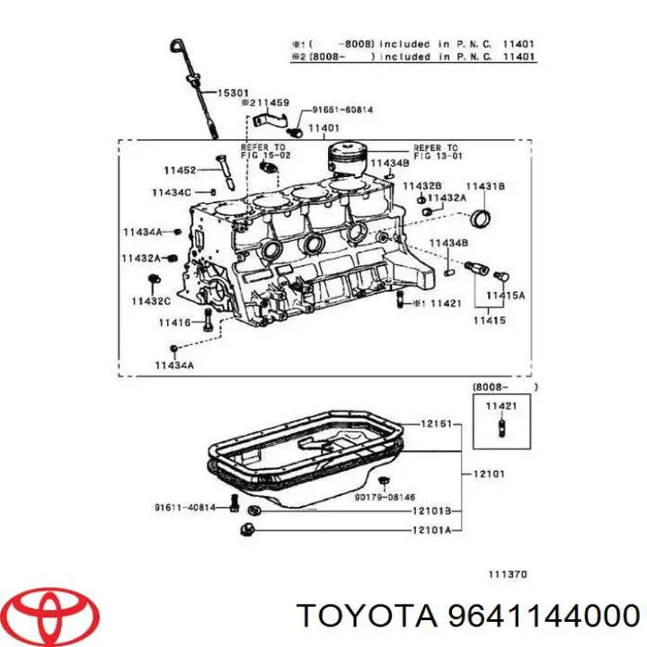 Comprar 9641144000 Toyota Tapon culata