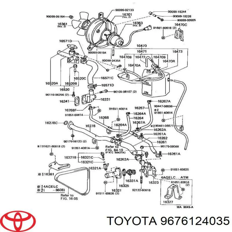 Comprar 9676124035 Toyota Junta de bomba de agua