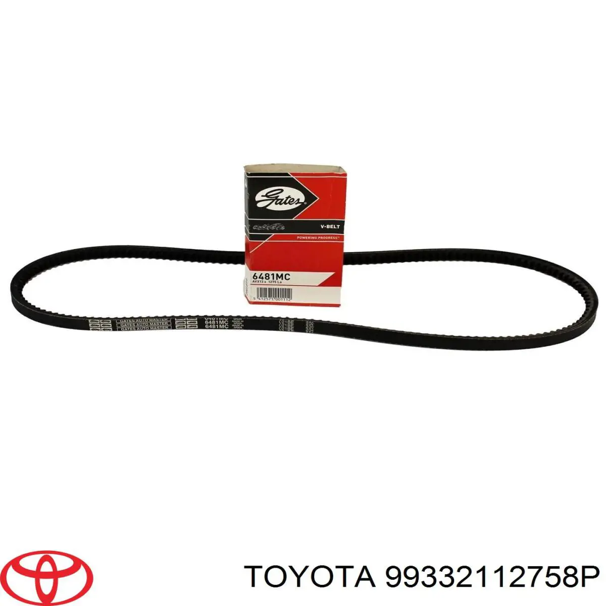 99332112758P Toyota correa trapezoidal