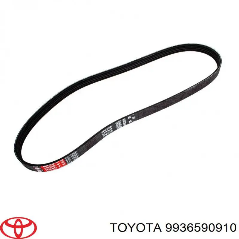 Correa de alternador 5PK0910 Bando
