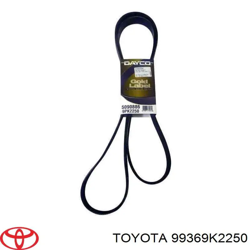 Comprar 99369K2250 Toyota Correa trapezoidal