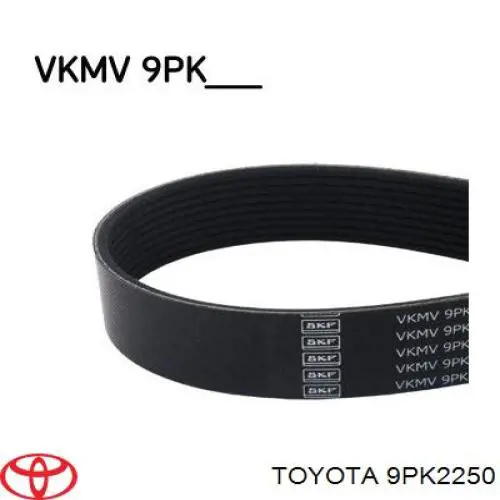 Correa de transmisión trapezoidal Toyota 9PK2250 precio, desde 44,67 EUR
