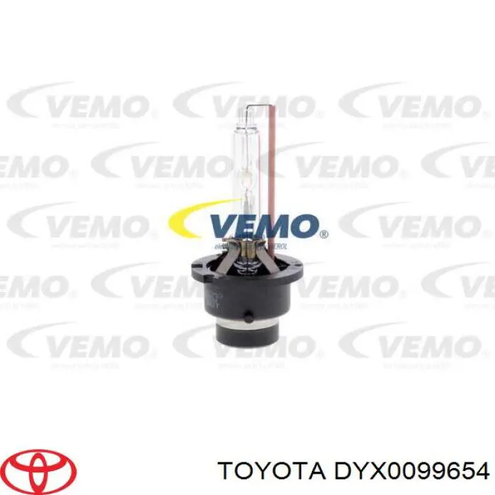 DYX00-99654 Toyota bombilla de xenon