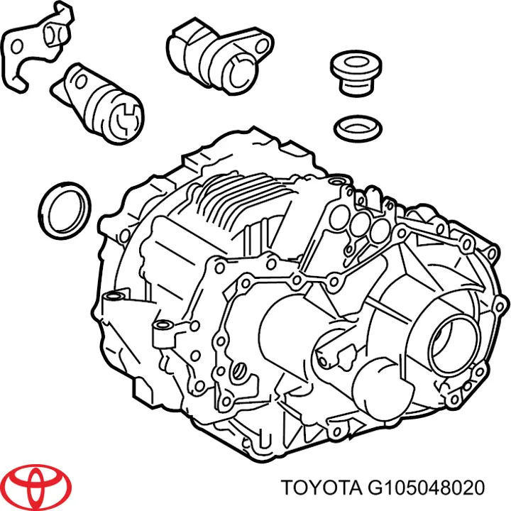 G105048020 Toyota motor montado (eléctrico)