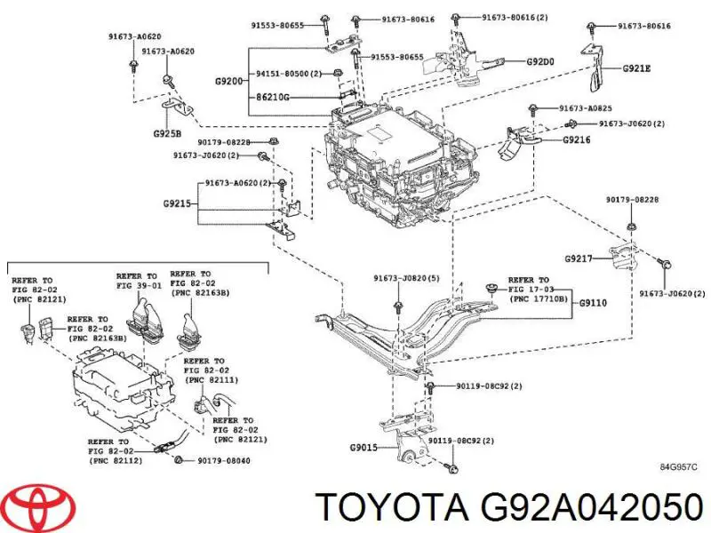 G92A042050 Toyota inversor de potencia