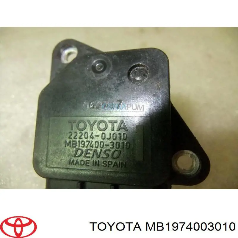 MB1974003010 Toyota medidor de masa de aire