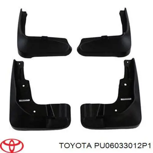 Juego de guardabarros delanteros y traseros Toyota Camry VII sedán (V50) (2011 - 2019) precio, desde 150,10 EUR
