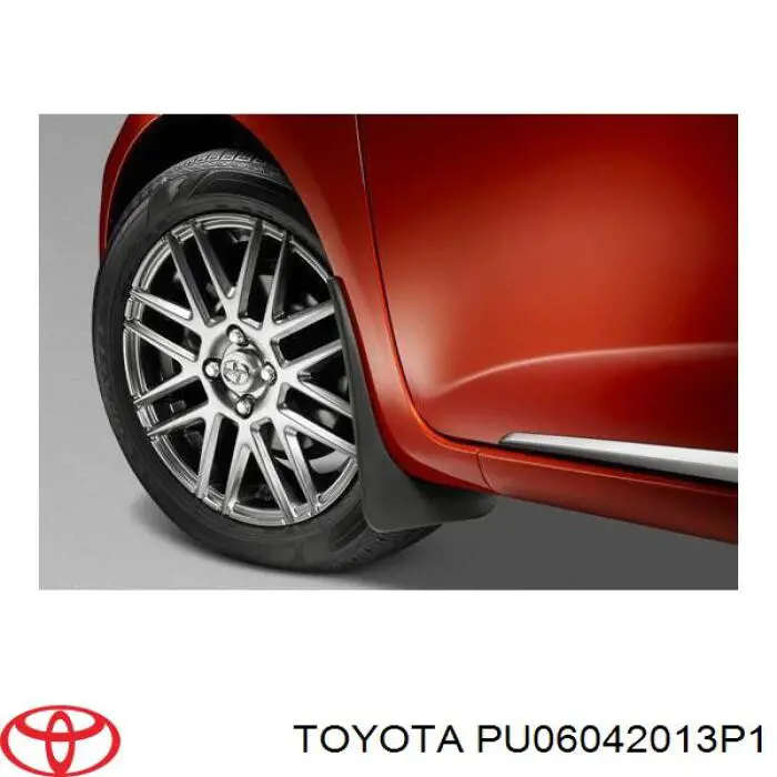 PU06042013P1 Toyota Juego de guardabarros delanteros y traseros