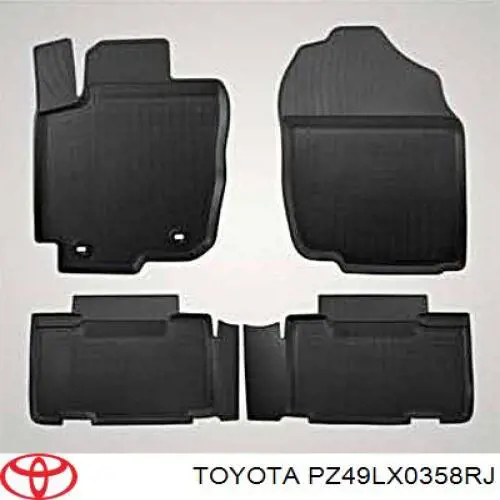Alfombrillas de coche Toyota RAV4 IV SUV (A4) (2012 - 2019) precio, desde 86,32 EUR