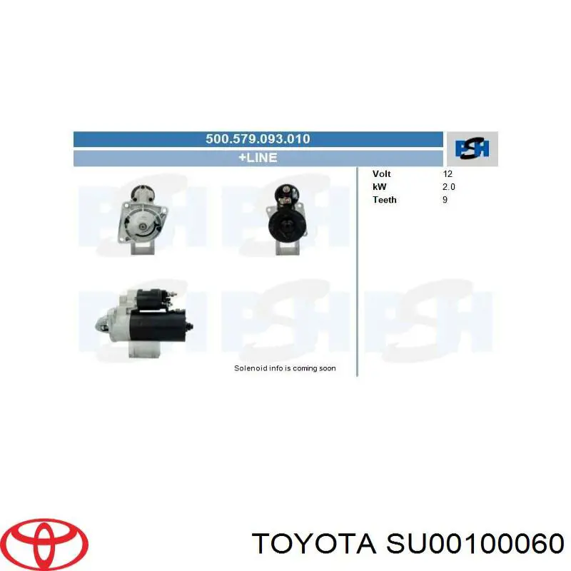 SU00100060 Toyota anillo retén, cigüeñal