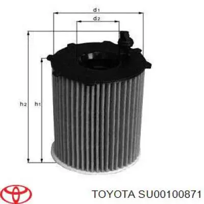 Filtro de aceite Volvo V40 525, 526