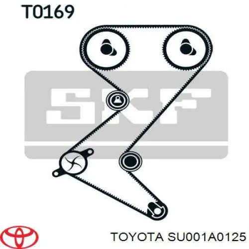 SU001A0125 Toyota Kit correa de distribución