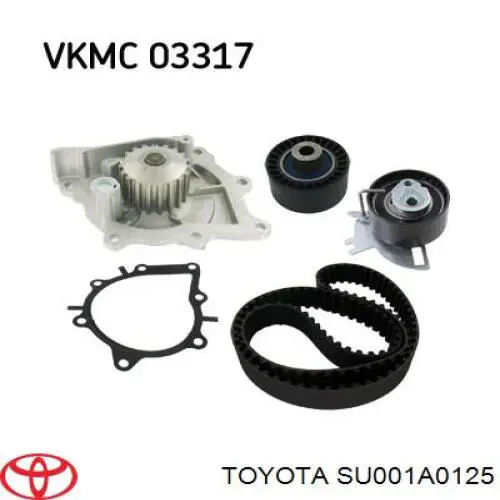 Juego de correas dentadas Toyota SU001A0125 precio, desde 103,59 EUR