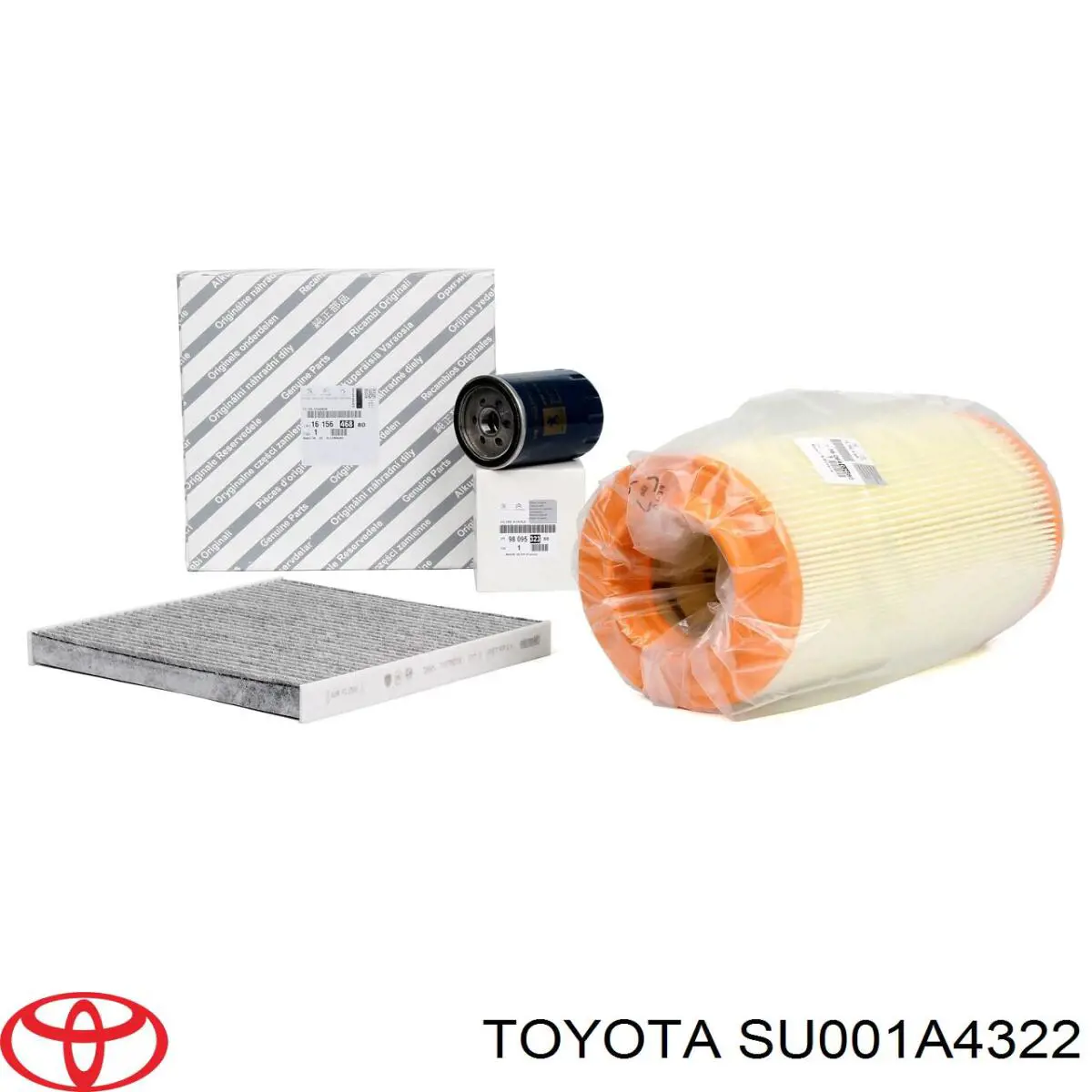 Filtro de aceite SU001A4322 Toyota