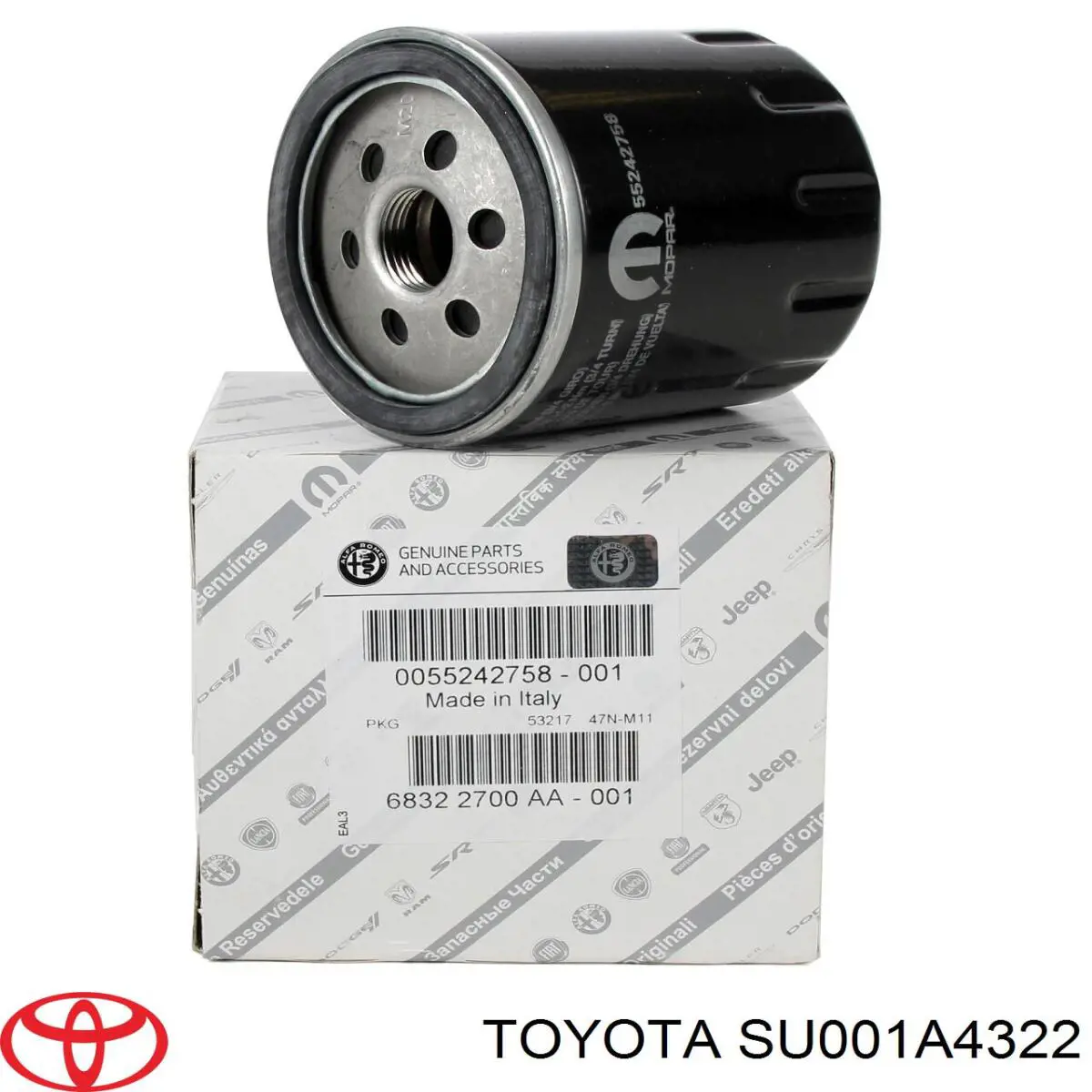 SU001A4322 Toyota Filtro aceite
