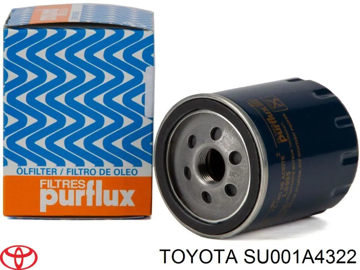 Filtro de aceite Toyota SU001A4322 precio, desde 7,24 EUR
