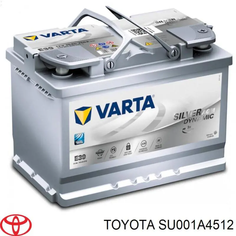 SU001A4512 Toyota Batería Start-Stop