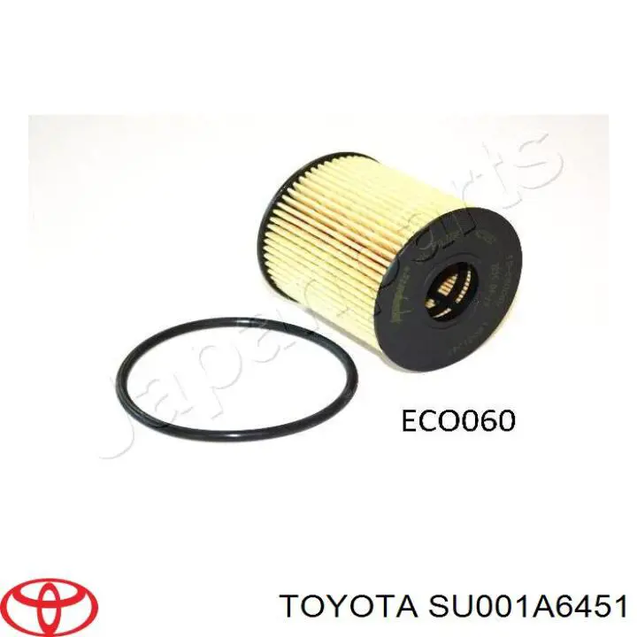 SU001A6451 Toyota filtro de aceite