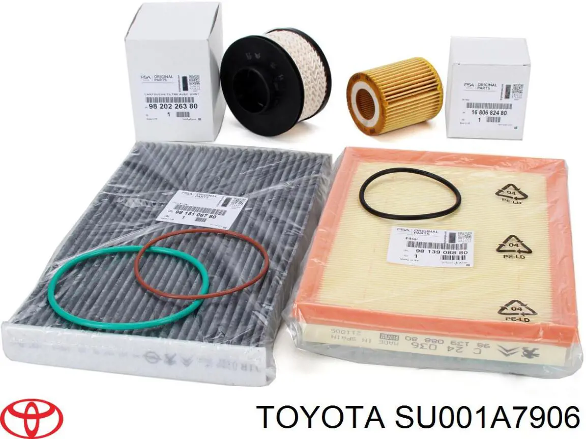 El filtro de aire Toyota SU001A7906 precio, desde 10,62 EUR