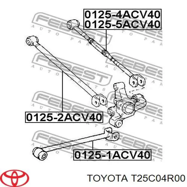 Barra oscilante, suspensión de ruedas, eje trasero Toyota T25C04R00 precio, desde 48,42 EUR
