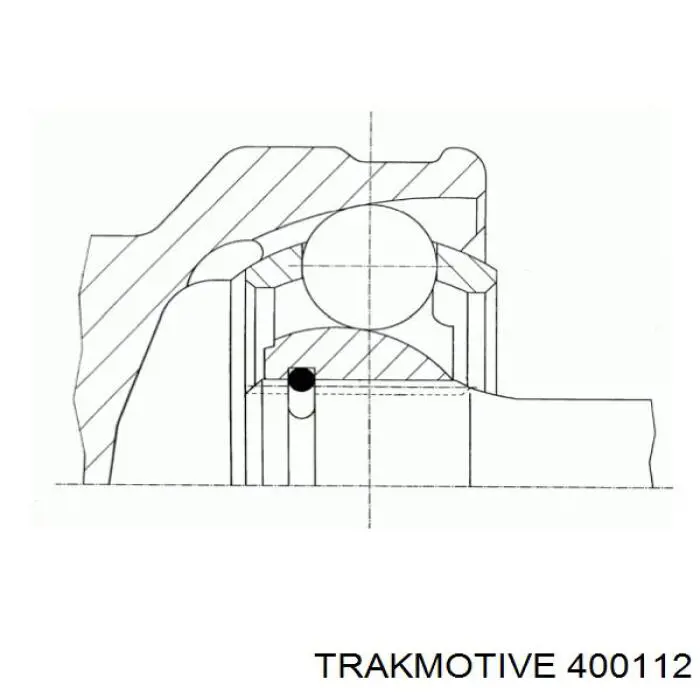 400112 Trakmotive/Surtrack junta homocinética exterior delantera