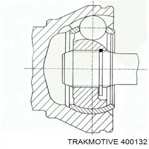 40-0132 Trakmotive/Surtrack junta homocinética exterior delantera