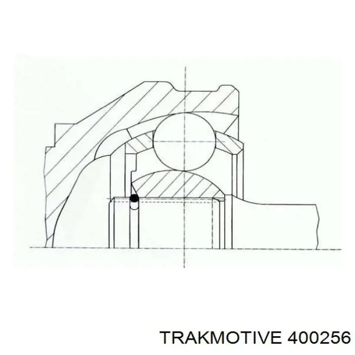 40-0256 Trakmotive/Surtrack junta homocinética exterior delantera