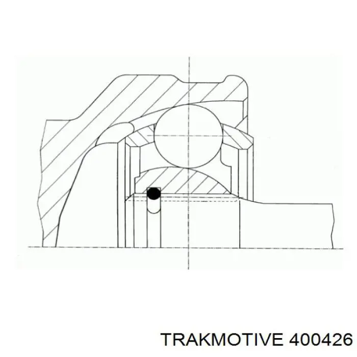 40-0426 Trakmotive/Surtrack junta homocinética exterior delantera