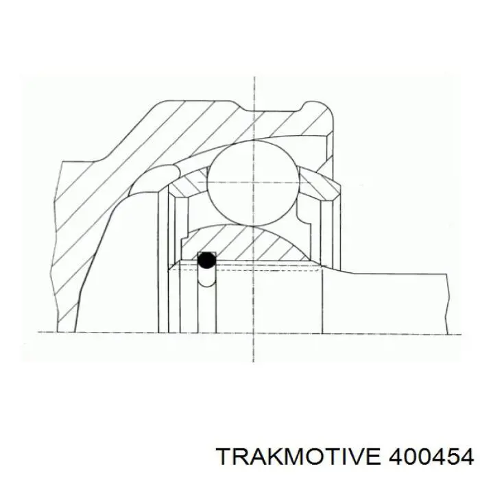 40-0454 Trakmotive/Surtrack junta homocinética exterior delantera