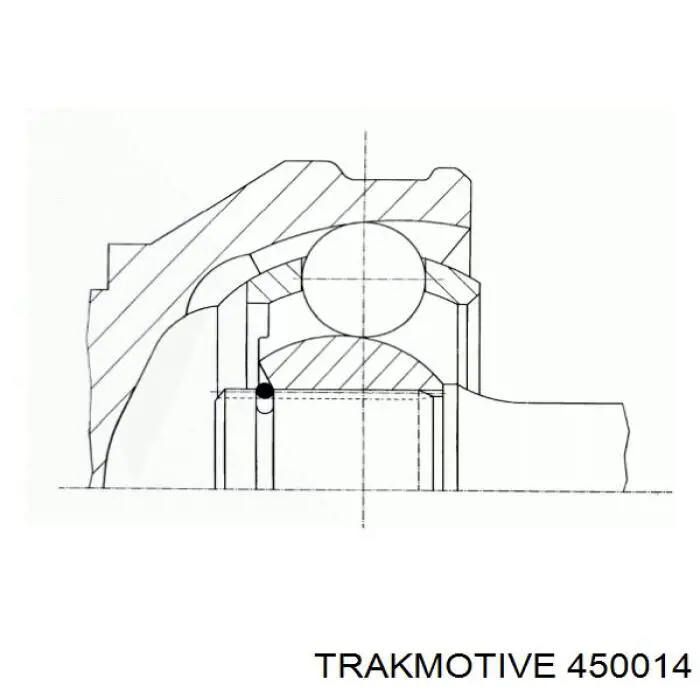 450014 Trakmotive/Surtrack junta homocinética interior delantera