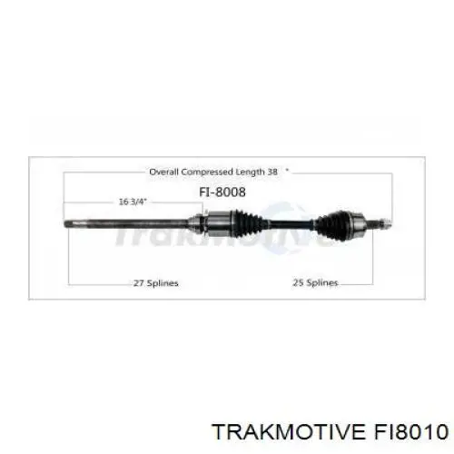 FI8010 Trakmotive/Surtrack Alternador de coche