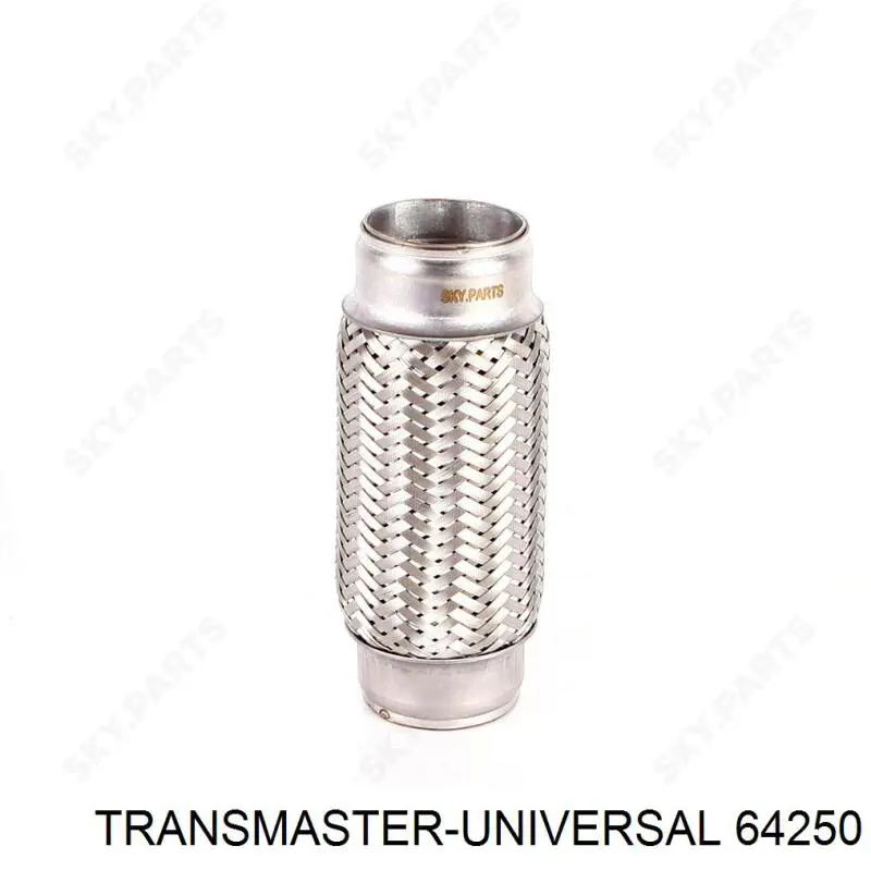 64250 Transmaster Universal chapa ondulada del silenciador