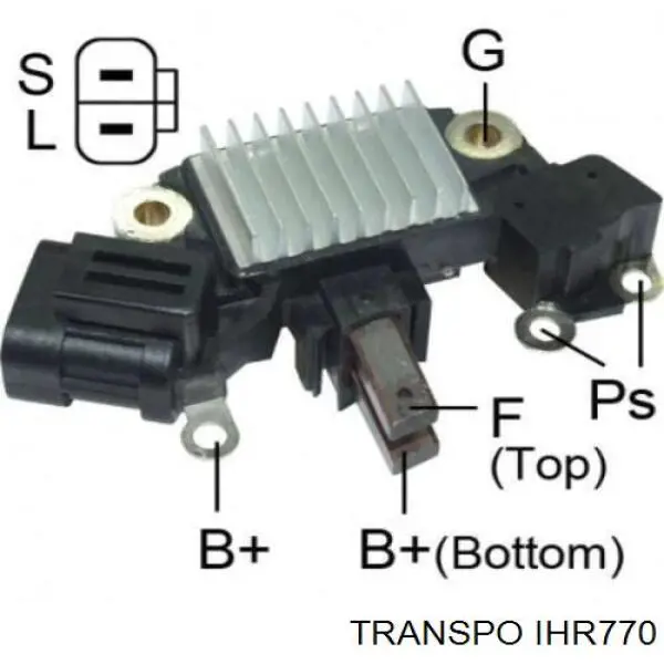 IHR770 Transpo alternador diodo puente rectificador