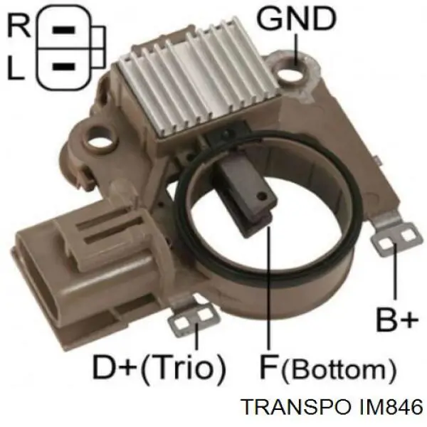 IM846 Transpo regulador de rele del generador (rele de carga)