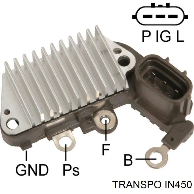 IN450 Transpo regulador de rele del generador (rele de carga)