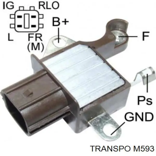 M593 Transpo regulador de rele del generador (rele de carga)