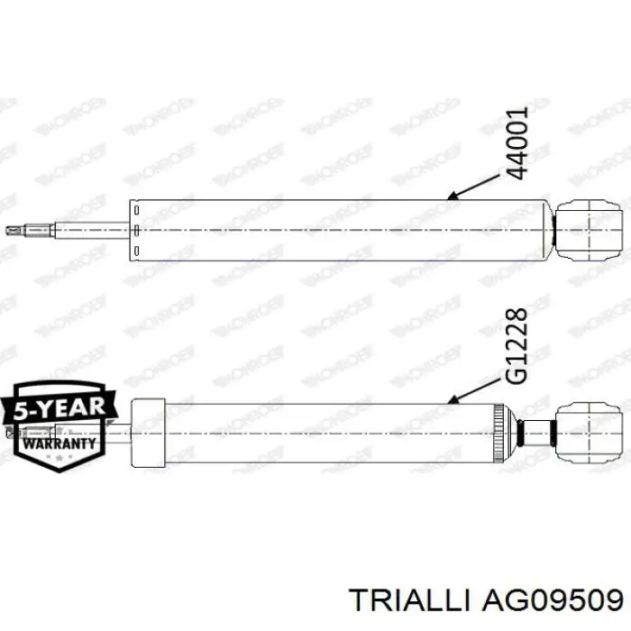 AG09509 Trialli amortiguador trasero