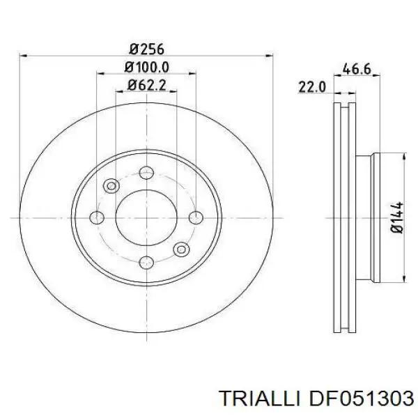 Freno de disco delantero Chevrolet Spark (Matiz) M200, M250
